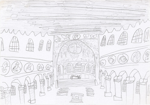 086 &ndash; Unbekannter KünstlerS. Appolinare in Classeca. 530  &ndash; Eine frühchristliche Basilika Basilika S. Apollinare in Classe, Ravenna