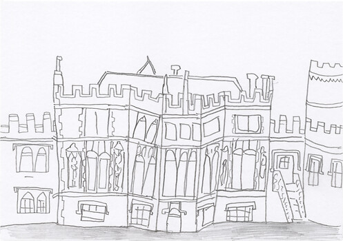 311 &ndash; Horace Walpole, Richard Bentles, John ChuteStrawberry Hill, Twickenhamca. 1750 &ndash; 1775  &ndash; Eine neugotische Villa London