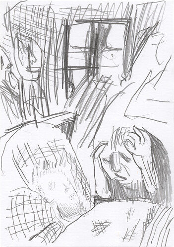 368 &ndash; Käthe KollwitzNot1893 &ndash; 1901  &ndash; Lithographie 15&nbsp;cm x 16&nbsp;cm 